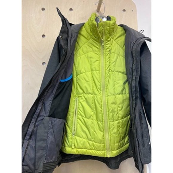 Columbia Sports Company Omni Tech Charcoal Gray Interchange Parka Jacket Size M - Picture 7 of 16